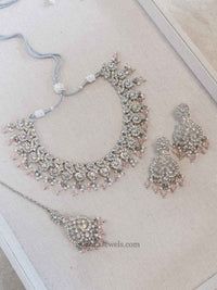 Mehak Silver Necklace sets - SOKORA JEWELSMehak Silver Necklace sets