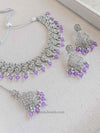 Mehak Silver Necklace sets - SOKORA JEWELSMehak Silver Necklace sets