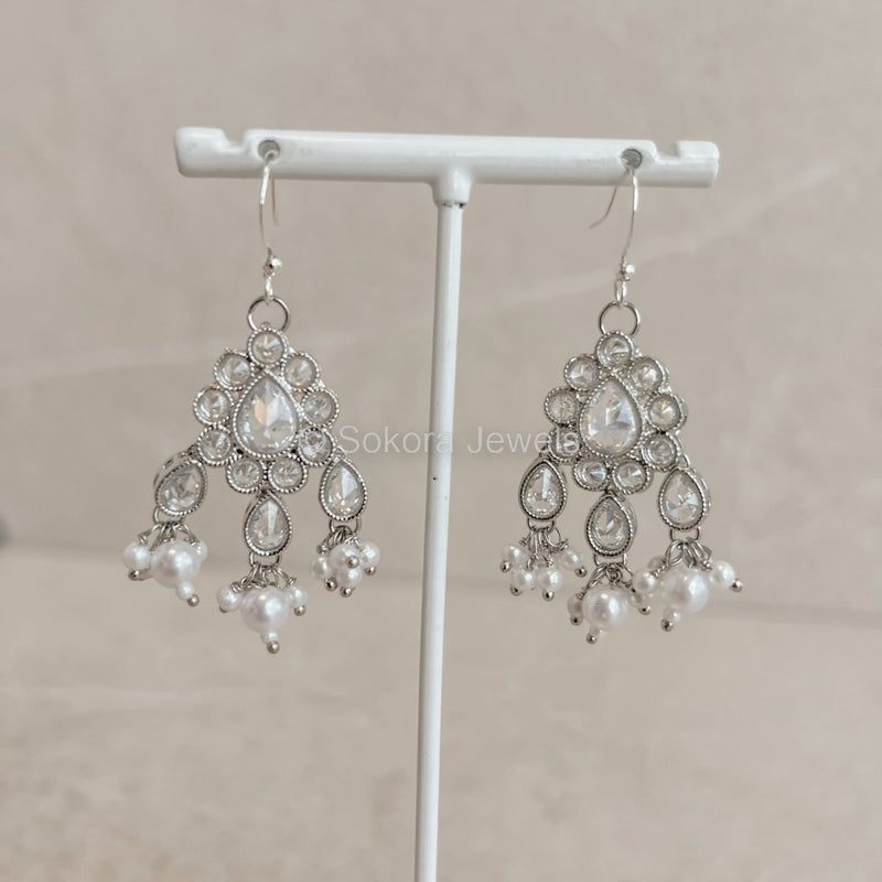 Micro Silver Gem Earrings - SOKORA JEWELSMicro Silver Gem Earrings