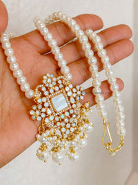 Midi Mother of Pearl Pendant Necklace - SOKORA JEWELSMidi Mother of Pearl Pendant Necklace