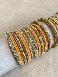 Midi Sparkling Bangle Set - 6 Colour Options - SOKORA JEWELSMidi Sparkling Bangle Set - 6 Colour OptionsBANGLES