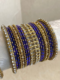 Midi Sparkling Bangle Set - 6 Colour Options - SOKORA JEWELSMidi Sparkling Bangle Set - 6 Colour OptionsBANGLES