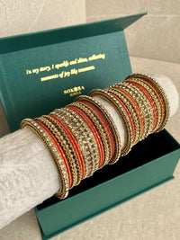 Midi Sparkling Bangle Set - 6 Colour Options - SOKORA JEWELSMidi Sparkling Bangle Set - 6 Colour OptionsBANGLES