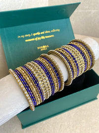 Midi Sparkling Bangle Set - 6 Colour Options - SOKORA JEWELSMidi Sparkling Bangle Set - 6 Colour OptionsBANGLES