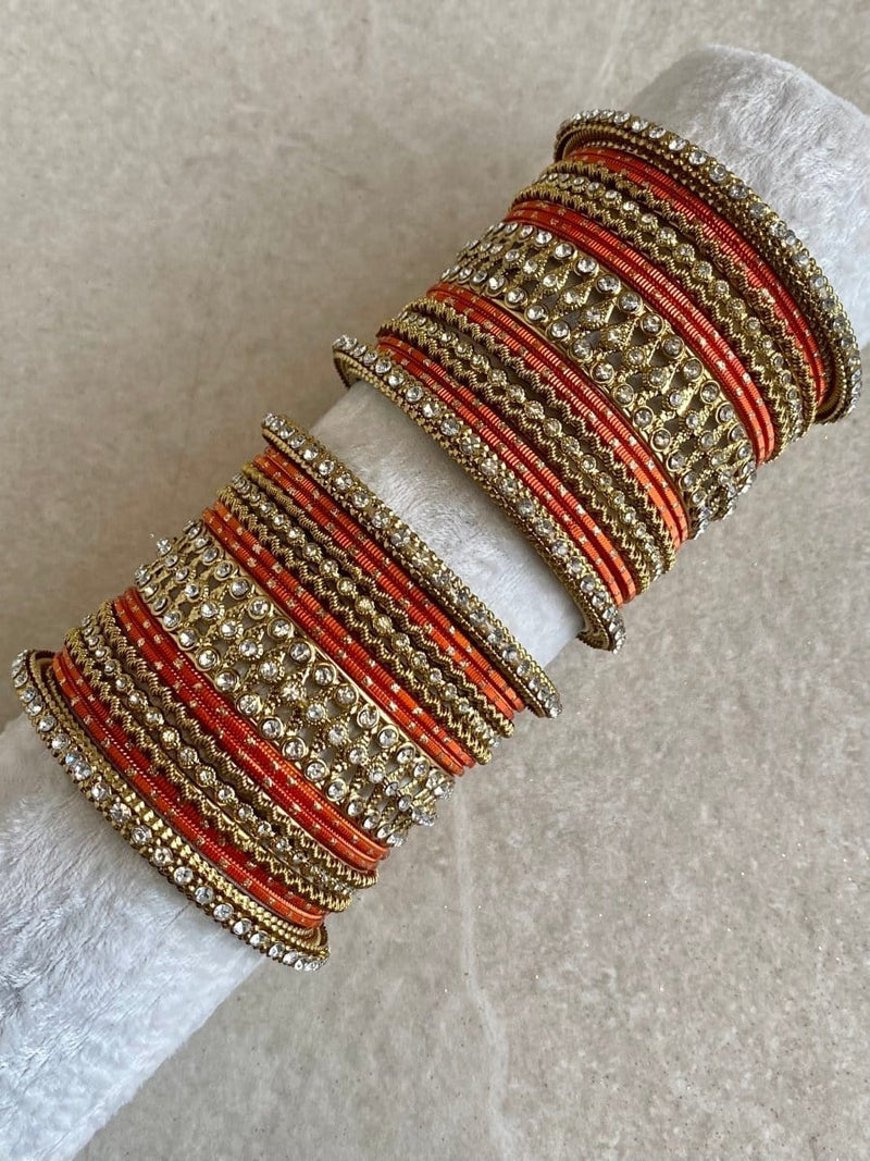 Midi Sparkling Bangle Set - 6 Colour Options - SOKORA JEWELSMidi Sparkling Bangle Set - 6 Colour OptionsBANGLES