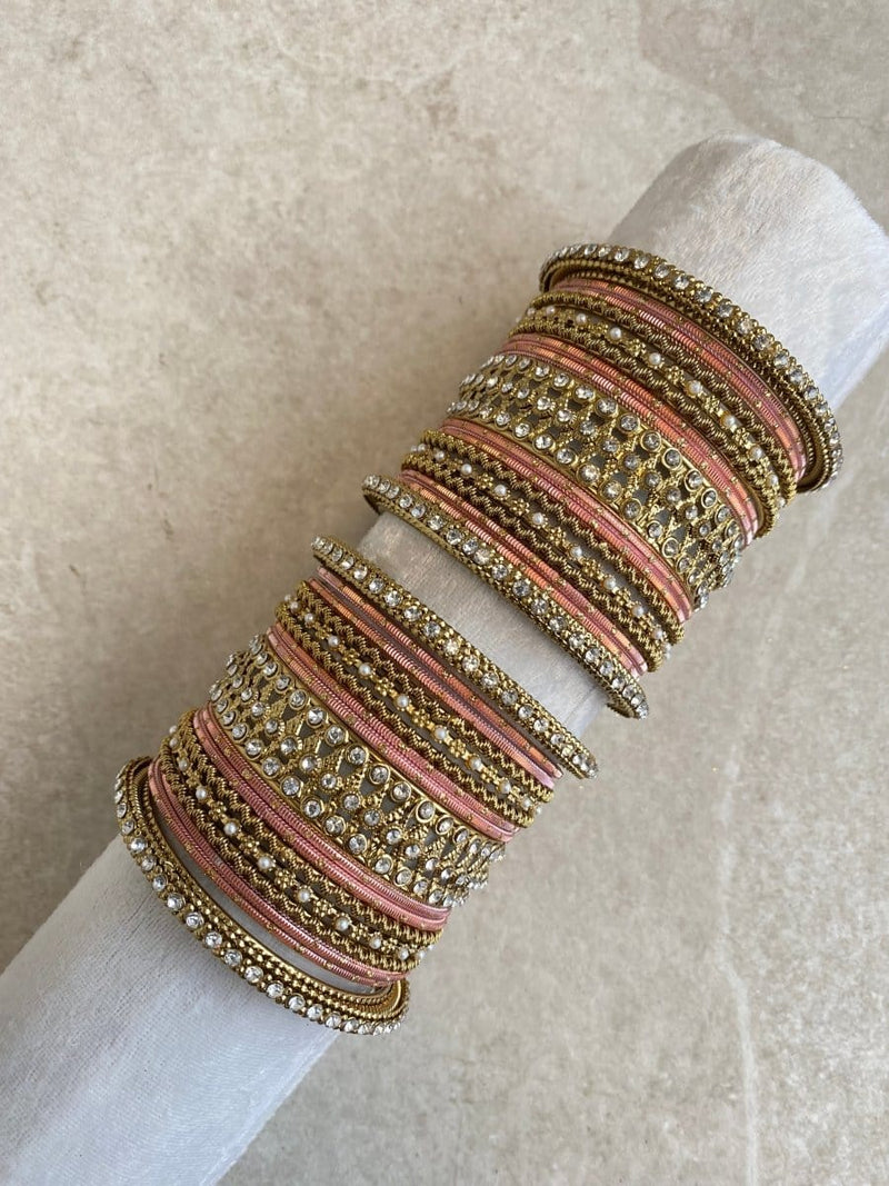 Midi Sparkling Bangle Set - 6 Colour Options - SOKORA JEWELSMidi Sparkling Bangle Set - 6 Colour OptionsBANGLES