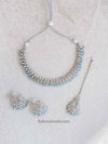 Mila Small Silver Necklace Set - SOKORA JEWELSMila Small Silver Necklace Set