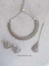 Mila Small Silver Necklace Set - SOKORA JEWELSMila Small Silver Necklace Set