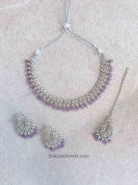 Mila Small Silver Necklace Set - SOKORA JEWELSMila Small Silver Necklace Set