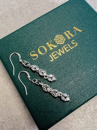 Mini Diamante Earrings - Silver - SOKORA JEWELSMini Diamante Earrings - Silverstuds and tops