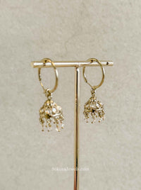 Mini Jhumka Hoops - SOKORA JEWELSMini Jhumka Hoops