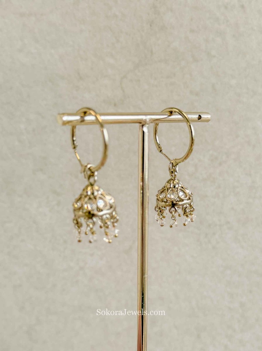 Mini Jhumka Hoops - SOKORA JEWELSMini Jhumka Hoops
