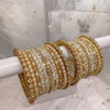 Mini Jodha Bangle Set - Golden Shimmer - SOKORA JEWELSMini Jodha Bangle Set - Golden ShimmerBANGLES