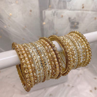 Mini Jodha Bangle Set - Golden Shimmer - SOKORA JEWELSMini Jodha Bangle Set - Golden ShimmerBANGLES