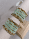 Mini Mint Velvet Bangle set - SOKORA JEWELSMini Mint Velvet Bangle setBANGLES