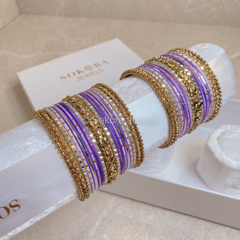 Mini Purple Bangle set - SOKORA JEWELSMini Purple Bangle setBANGLES