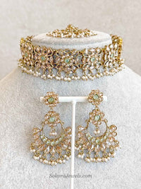 Mint Choker Set - SOKORA JEWELSMint Choker SetNECKLACE SETS