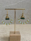Mint & Green Hoops - SOKORA JEWELSMint & Green HoopsEARRINGS