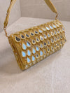 Mirror Detail Bag - Gold - SOKORA JEWELSMirror Detail Bag - Gold