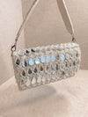 Mirror Detail Bag - White - SOKORA JEWELSMirror Detail Bag - White