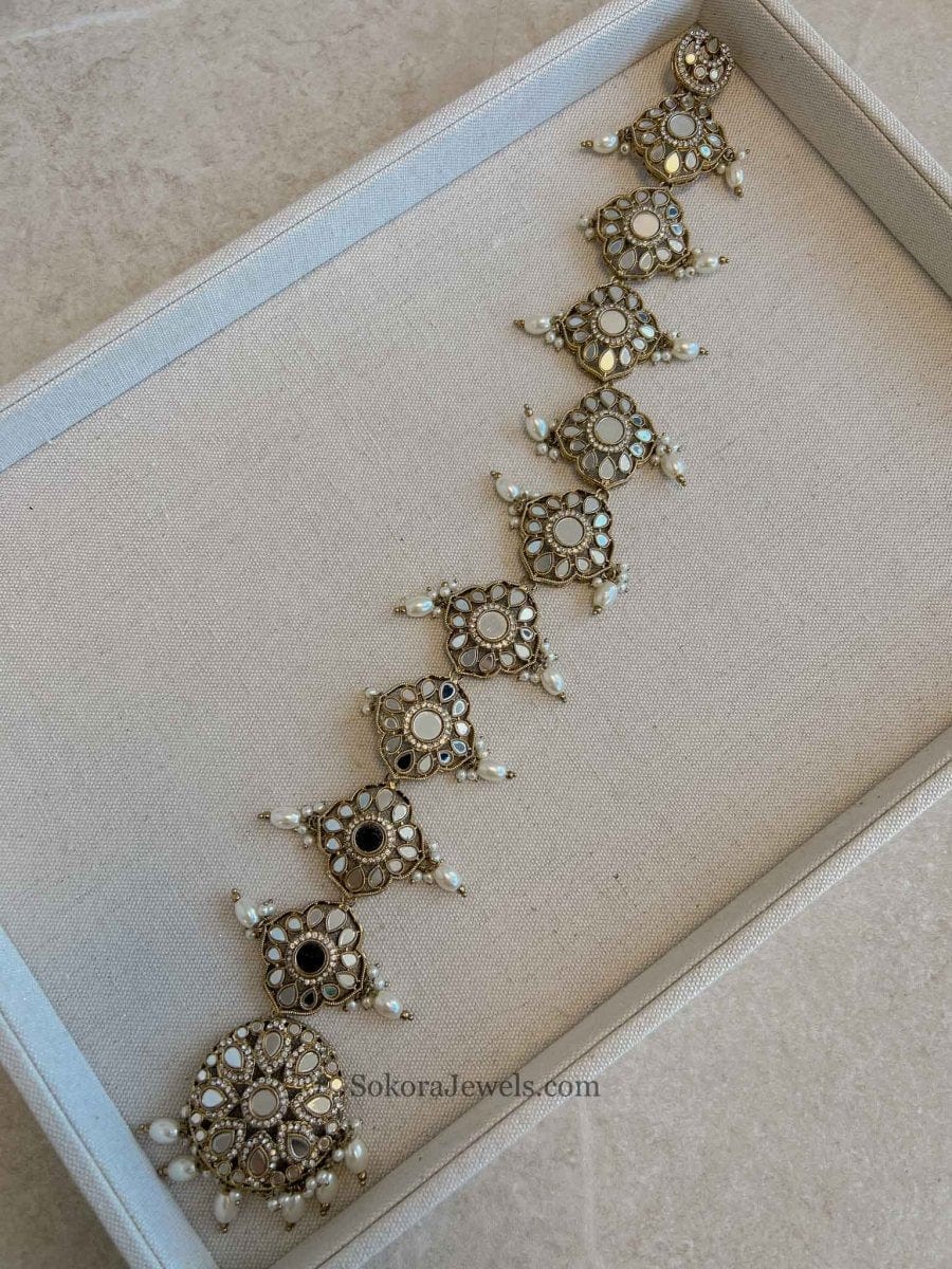 Mirrored Hair Plait Accessory - SOKORA JEWELSMirrored Hair Plait Accessory