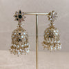 Mirrored Jhumka Earrings (Some imperfections) - SOKORA JEWELSMirrored Jhumka Earrings (Some imperfections)