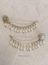 Mirrored Tops with Earring Chains - SOKORA JEWELSMirrored Tops with Earring Chains