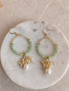 Misbah Hoops - Mint - SOKORA JEWELSMisbah Hoops - Mint