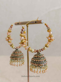 Mocha Jhumka Hoops - SOKORA JEWELSMocha Jhumka Hoops
