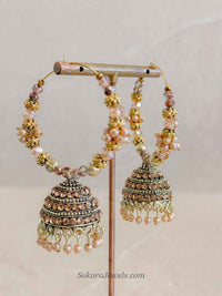 Mocha Jhumka Hoops - SOKORA JEWELSMocha Jhumka Hoops