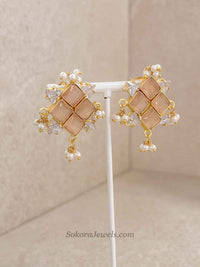 Modern Blossom Gemstone & Pearl Necklace Sets - SOKORA JEWELSModern Blossom Gemstone & Pearl Necklace Sets
