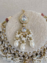 Morsheda Antique Gold Bridal Choker - SOKORA JEWELSMorsheda Antique Gold Bridal Choker