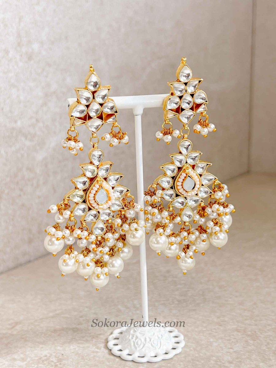 Mother of Pearl Bridal Choker set - SOKORA JEWELSMother of Pearl Bridal Choker set