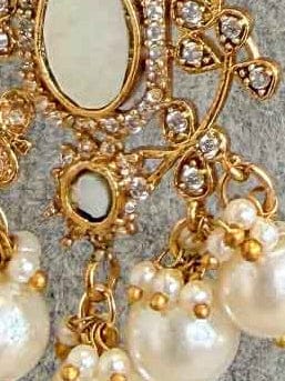 Mother of Pearl Bridal Choker Set – Gold Plated Heritage (Sample Piece) - SOKORA JEWELSMother of Pearl Bridal Choker Set – Gold Plated Heritage (Sample Piece)NECKLACE SETS