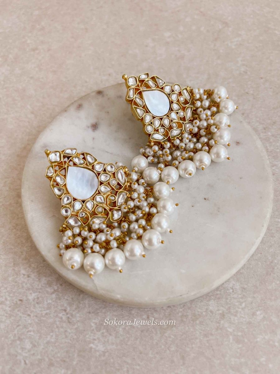 Mother of Pearl Earrings - SOKORA JEWELSMother of Pearl Earrings