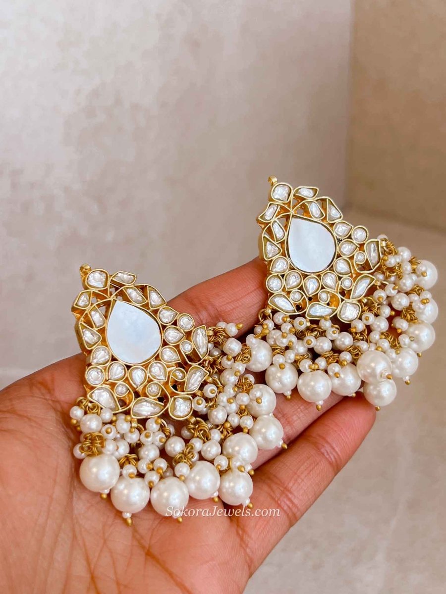 Mother of Pearl Earrings - SOKORA JEWELSMother of Pearl Earrings