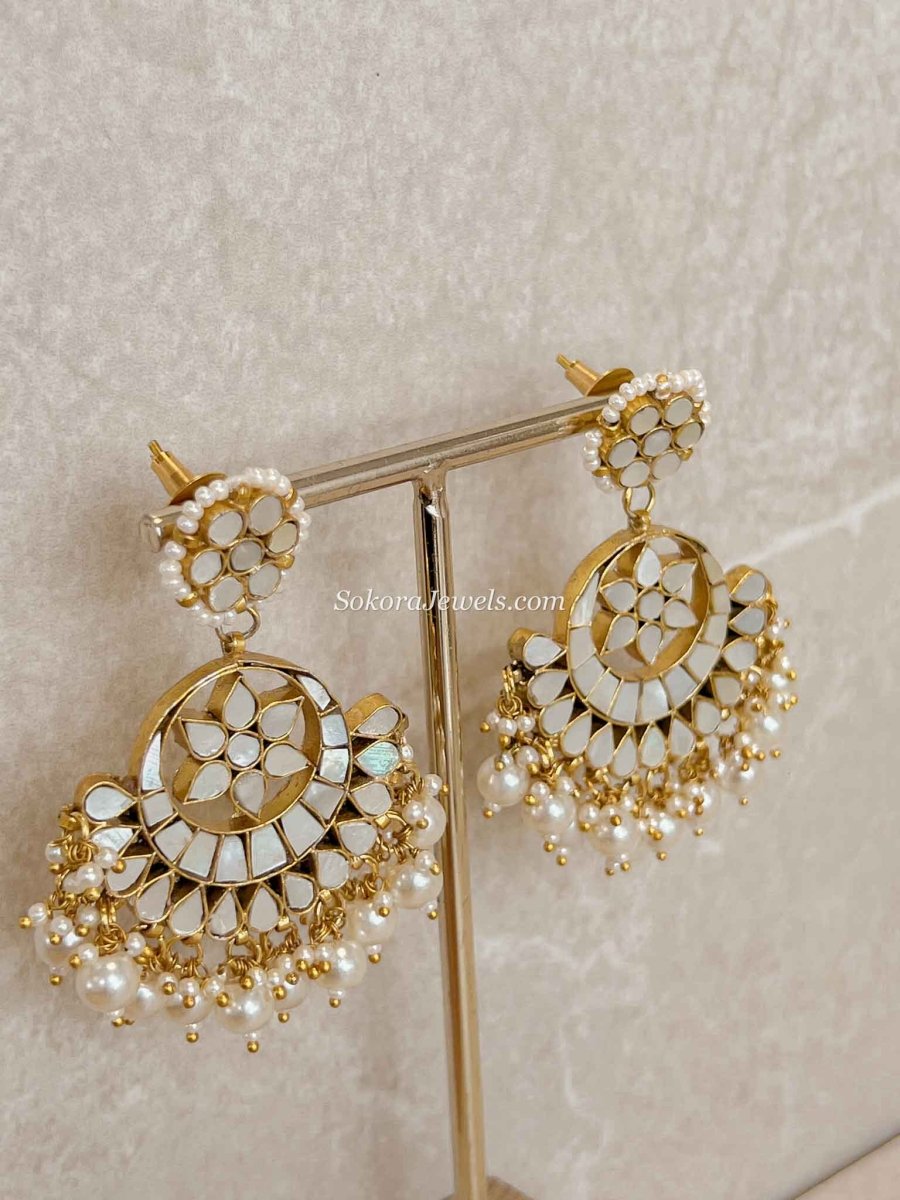 Mother of Pearl Earrings - SOKORA JEWELSMother of Pearl Earrings