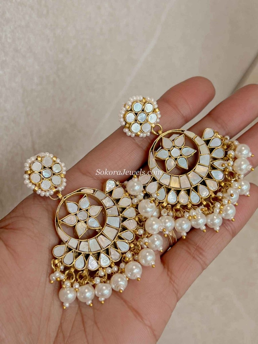 Mother of Pearl Earrings - SOKORA JEWELSMother of Pearl Earrings