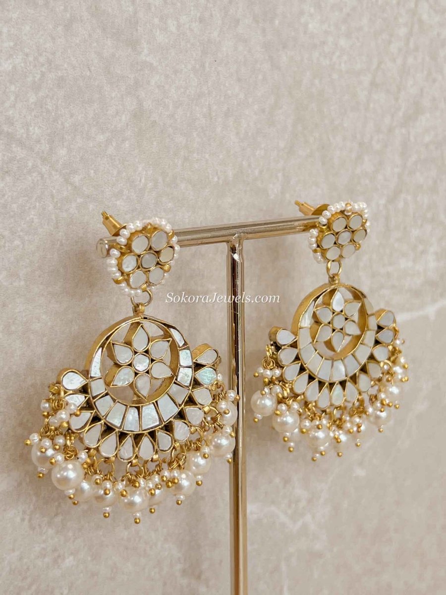 Mother of Pearl Earrings - SOKORA JEWELSMother of Pearl Earrings