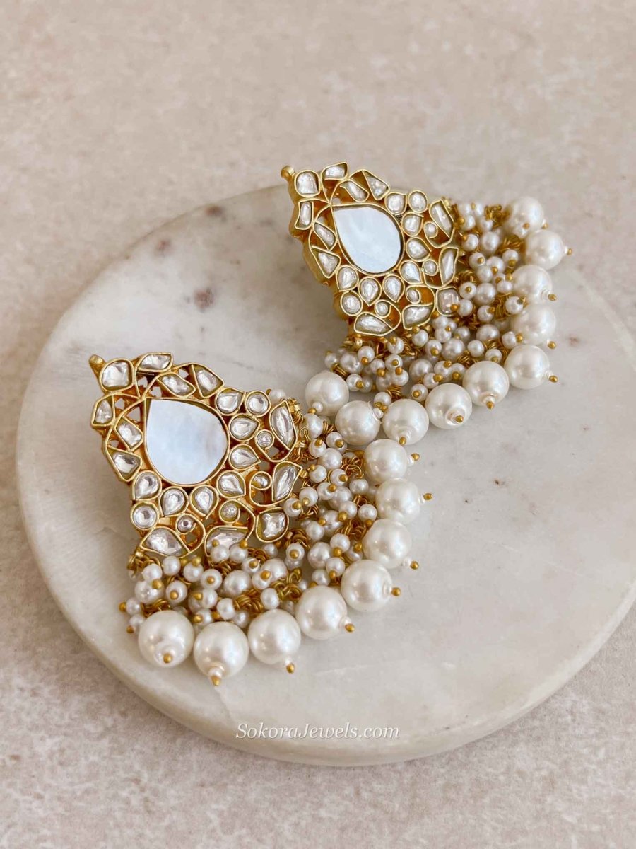 Mother of Pearl Earrings - SOKORA JEWELSMother of Pearl Earrings