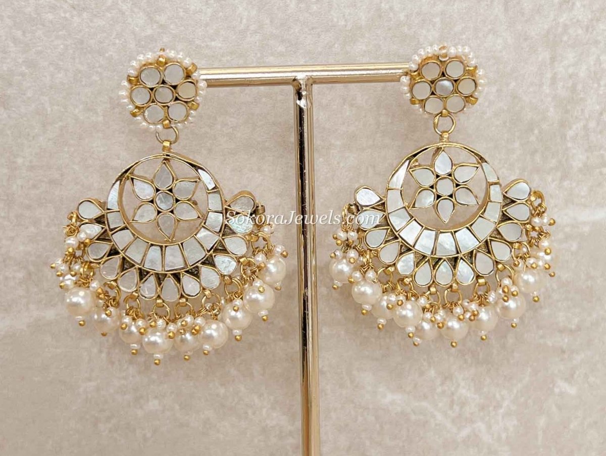 Mother of Pearl Earrings - SOKORA JEWELSMother of Pearl Earrings