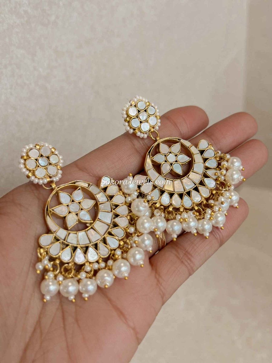 Mother of Pearl Earrings - SOKORA JEWELSMother of Pearl Earrings