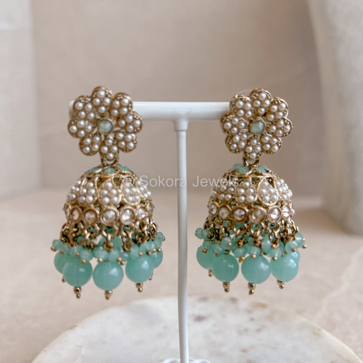 Motira Jhumka Earrings - SOKORA JEWELSMotira Jhumka Earrings