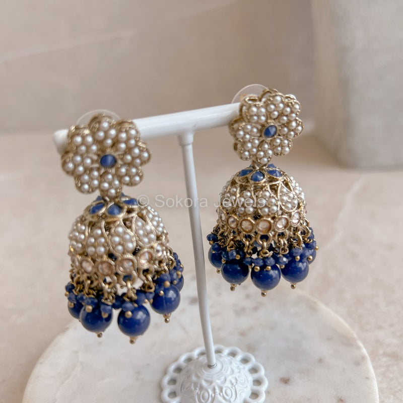 Motira Jhumka Earrings - SOKORA JEWELSMotira Jhumka Earrings