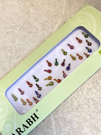 Multicolour Crystal Bindi Pack - SOKORA JEWELSMulticolour Crystal Bindi Pack