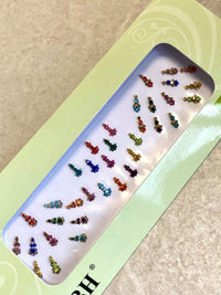 Multicolour Crystal Bindi Pack - SOKORA JEWELSMulticolour Crystal Bindi Pack