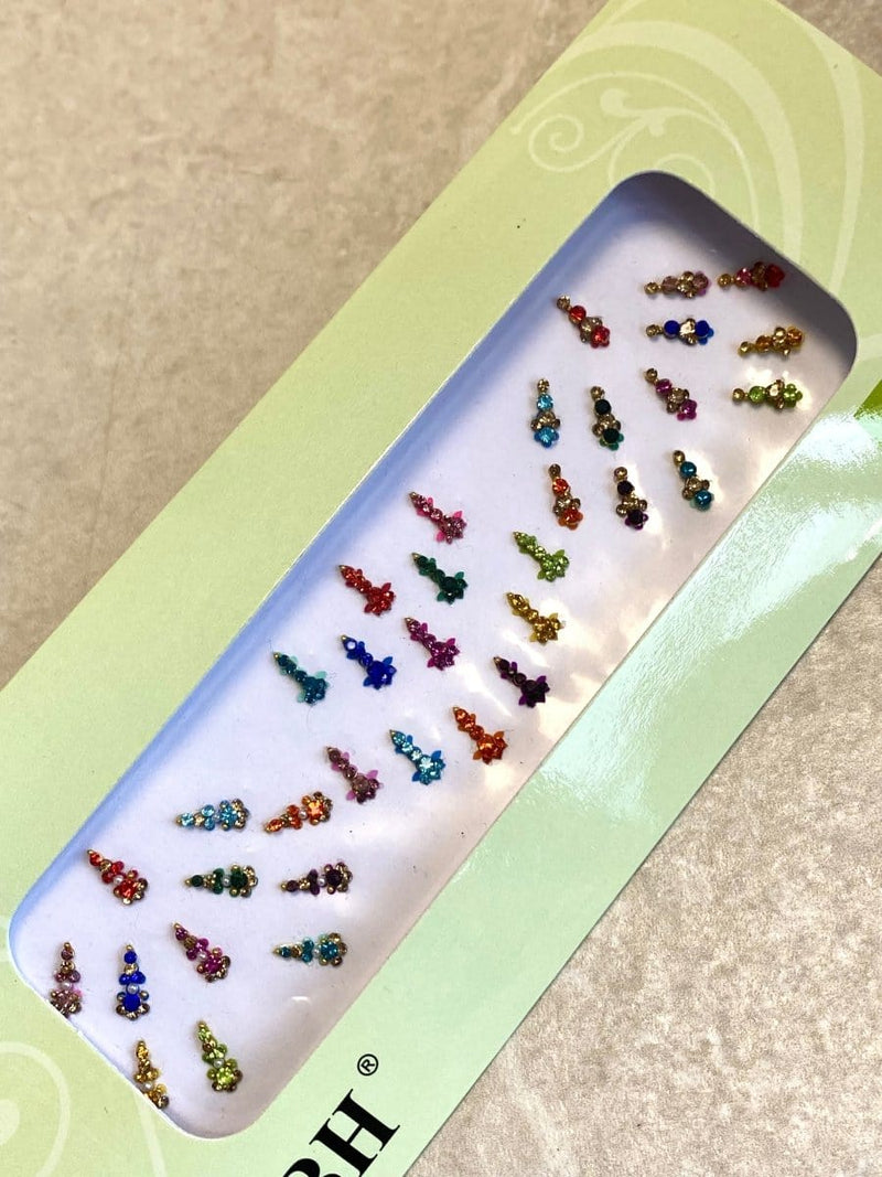 Multicolour Crystal Bindi Pack - SOKORA JEWELSMulticolour Crystal Bindi Pack