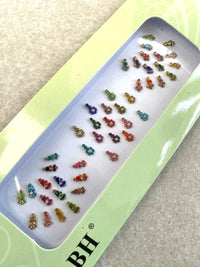 Multicolour Crystal Bindi Pack - SOKORA JEWELSMulticolour Crystal Bindi Pack