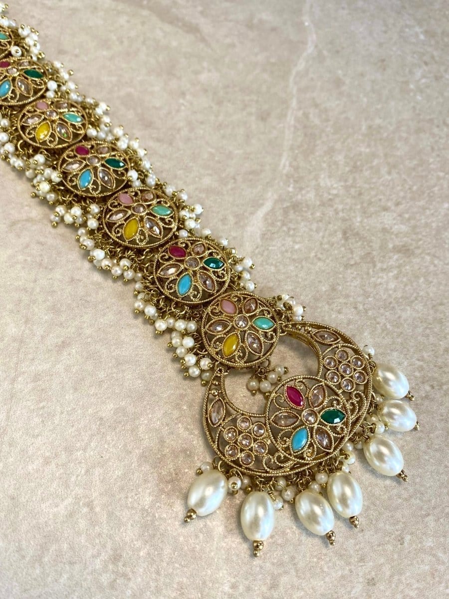 Multicolour Hair Plait Accessory - SOKORA JEWELSMulticolour Hair Plait Accessory