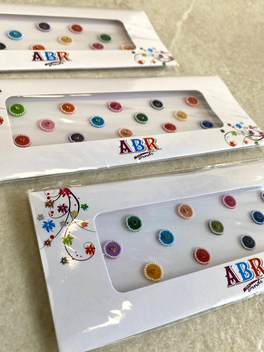 Multicolour Round Shape Bindi Pack - SOKORA JEWELSMulticolour Round Shape Bindi Pack